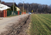W tej chwili w ciągu ulicy Chałupniczej w Czechowicach-Dziedzicach wymieniany jest wodociąg.  grafika